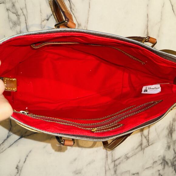 RARE 2015 Club 33 Logo Shopper Dooney & Bourke Handbag Tote Bag Limited Ed Parks - Picture 6 of 9